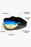 Bael Wellness Ergonomic Seat Cushion for Balanced Support & Seating Comfort (BAELSCMCX)