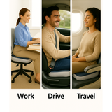 Bael Wellness Ergonomic Seat Cushion for Balanced Support & Seating Comfort (BAELSCMCX)