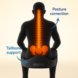 Bael Wellness Ergonomic Seat Cushion for Balanced Support & Seating Comfort (BAELSCMCX)