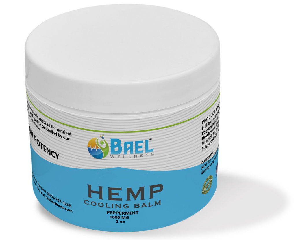 Premium hemp seed infused soothing balm, 2 oz, 1000 mg.